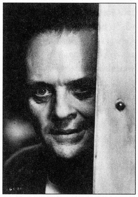 Anthony Hopkins as Dr Hannibal Lecter in'Silence of the Lambs'