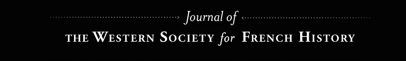 Journal of the Western Society for French History