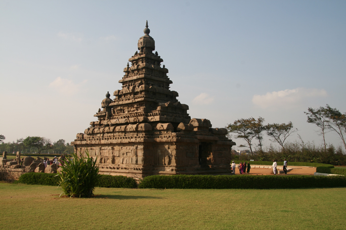 6. “Shore” temple at Mamallapuram with proto-gopura within east wall