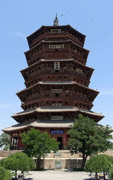25a Timber Pagoda. Fogong Monastery, Yingxian, Shanxi, 1056. Photo by author