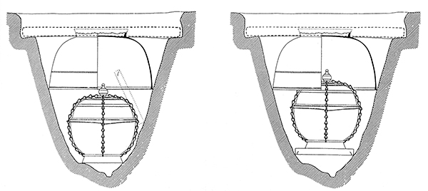 10 Possible original arrangement of the Hōryūji reliquary set proposed by Umehara Sueji (left) and Ishida Mosaku (right). After Okamoto Toshiyuki, “Shari no anchi to shari shōgongu,” Shōgon: Asuka, Hakuhō hotoke no interia, ed., Osaka Furitsu Chikatsu Asuka Hakubutsukan (Osaka: Osaka Furitsu Chikatsu Asuka Hakubutsukan, 2001), 88 10 Possible original arrangement of the Hōryūji reliquary set proposed by Umehara Sueji (left) and Ishida Mosaku (right). After Okamoto Toshiyuki, “Shari no anchi to shari shōgongu,” Shōgon: Asuka, Hakuhō hotoke no interia, ed., Osaka Furitsu Chikatsu Asuka Hakubutsukan (Osaka: Osaka Furitsu Chikatsu Asuka Hakubutsukan, 2001), 88