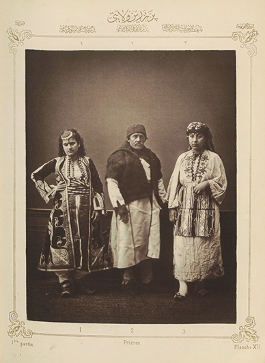 Figure 16. Right: Pascal Sébah, “Muslim woman from Presen,” part 1, plate 12, from Elbise-­i Osmaniye, Ottoman, Istanbul, ca. 1873. Phototype, 37 x 29 cm Courtesy of Special Collections, Fine Arts Library, Harvard University