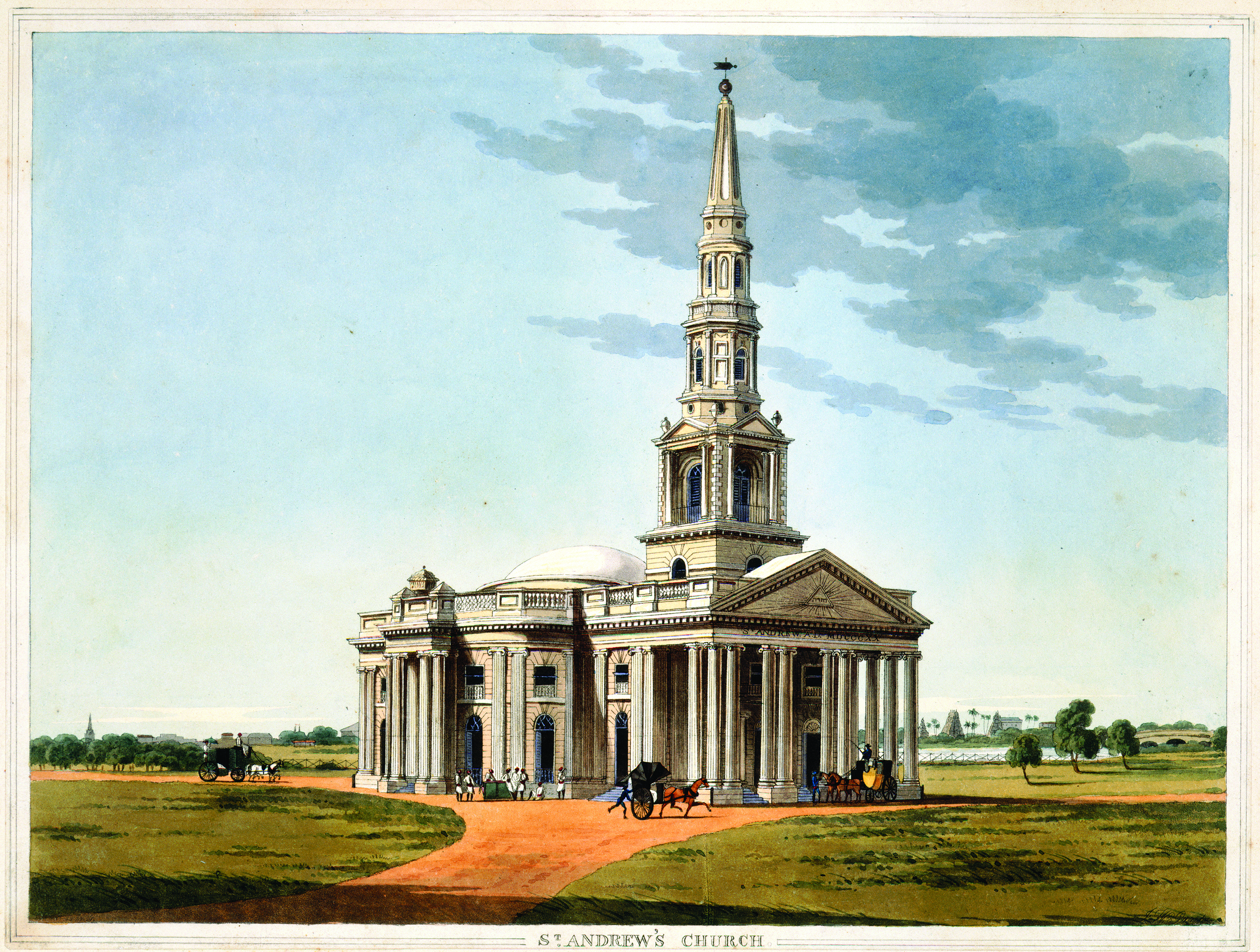 Figure 11. Lieutenant Grant (architect), St. Andrew’s Church, Madras, 1821. Julius W. Gantz (1816–1875; artist), 1841. Aquatint with etching, 9.8 × 12.9 in. © The British Library Board, London, P369 Figure 11. Lieutenant Grant (architect), St. Andrew’s Church, Madras, 1821. Julius W. Gantz (1816–1875; artist), 1841. Aquatint with etching, 9.8 × 12.9 in. © The British Library Board, London, P369