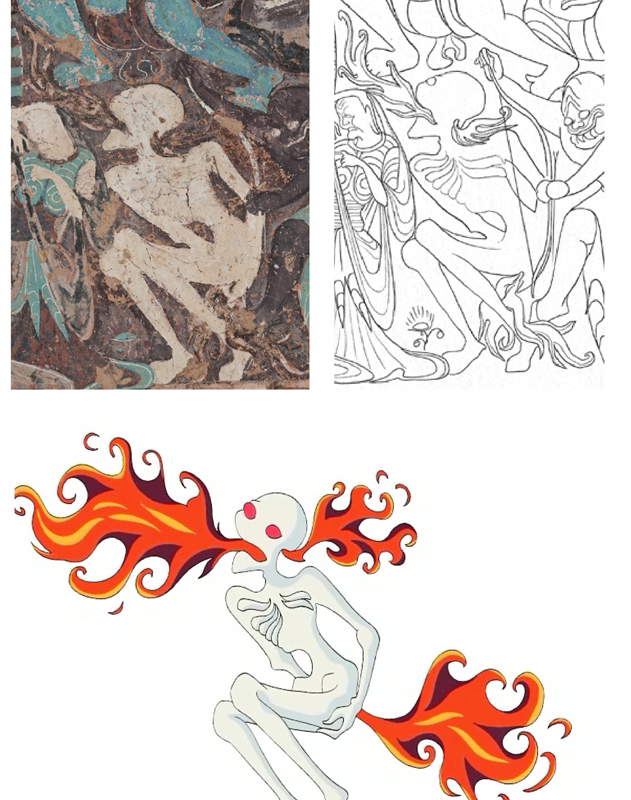 Alt-text: Transformation of a cave painting into an animated figure Alt-text: Transformation of a cave painting into an animated figure