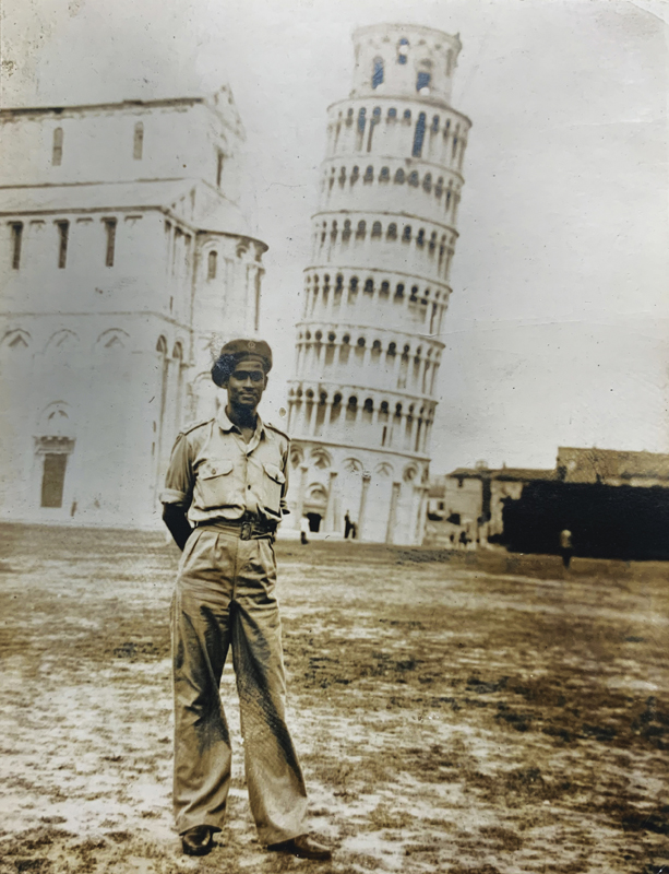 Alt-text: Portrait of man in Pisa