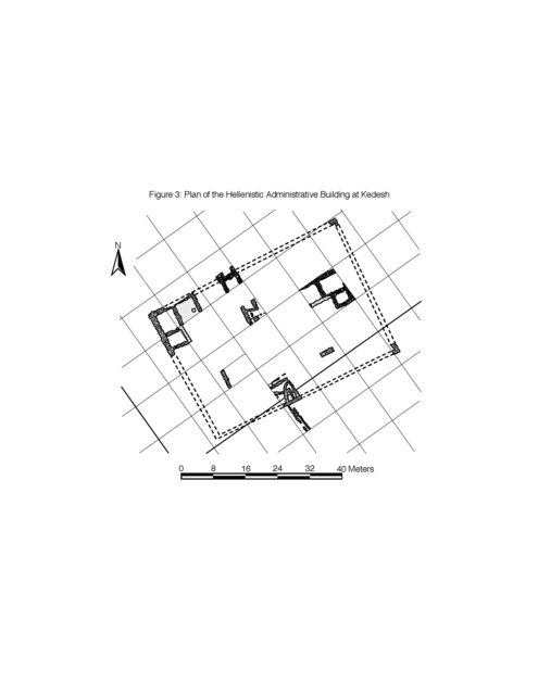 Fig. 3. Plan of the Hellenistic administrative building at Kedesh.