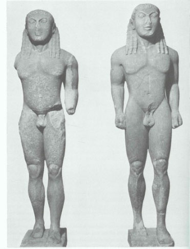 Illustration 2: Kleobis and Briton, c. 580 BC. Illustration 2: Kleobis and Briton, c. 580 BC.