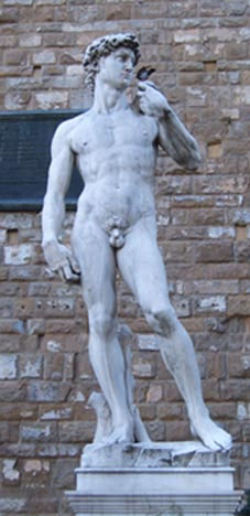 David, Piazza della Signoria (Photo: Markus Bernet). David, Piazza della Signoria (Photo: Markus Bernet).