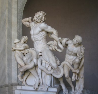 Illustration 3: "Laocoön and his Two Sons,” first century C.E.? (Vatican Museums, Rome): © Michael Ranta; Courtesy of the Vatican Museums Illustration 3: "Laocoön and his Two Sons,” first century C.E.? (Vatican Museums, Rome): © Michael Ranta; Courtesy of the Vatican Museums