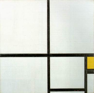 Illustration 5d: Piet Mondrian, “Composition with Yellow,” 1930 (Kunstsammlung Nordrhein-Westfalen, Düsseldorf) Illustration 5d: Piet Mondrian, “Composition with Yellow,” 1930 (Kunstsammlung Nordrhein-Westfalen, Düsseldorf)