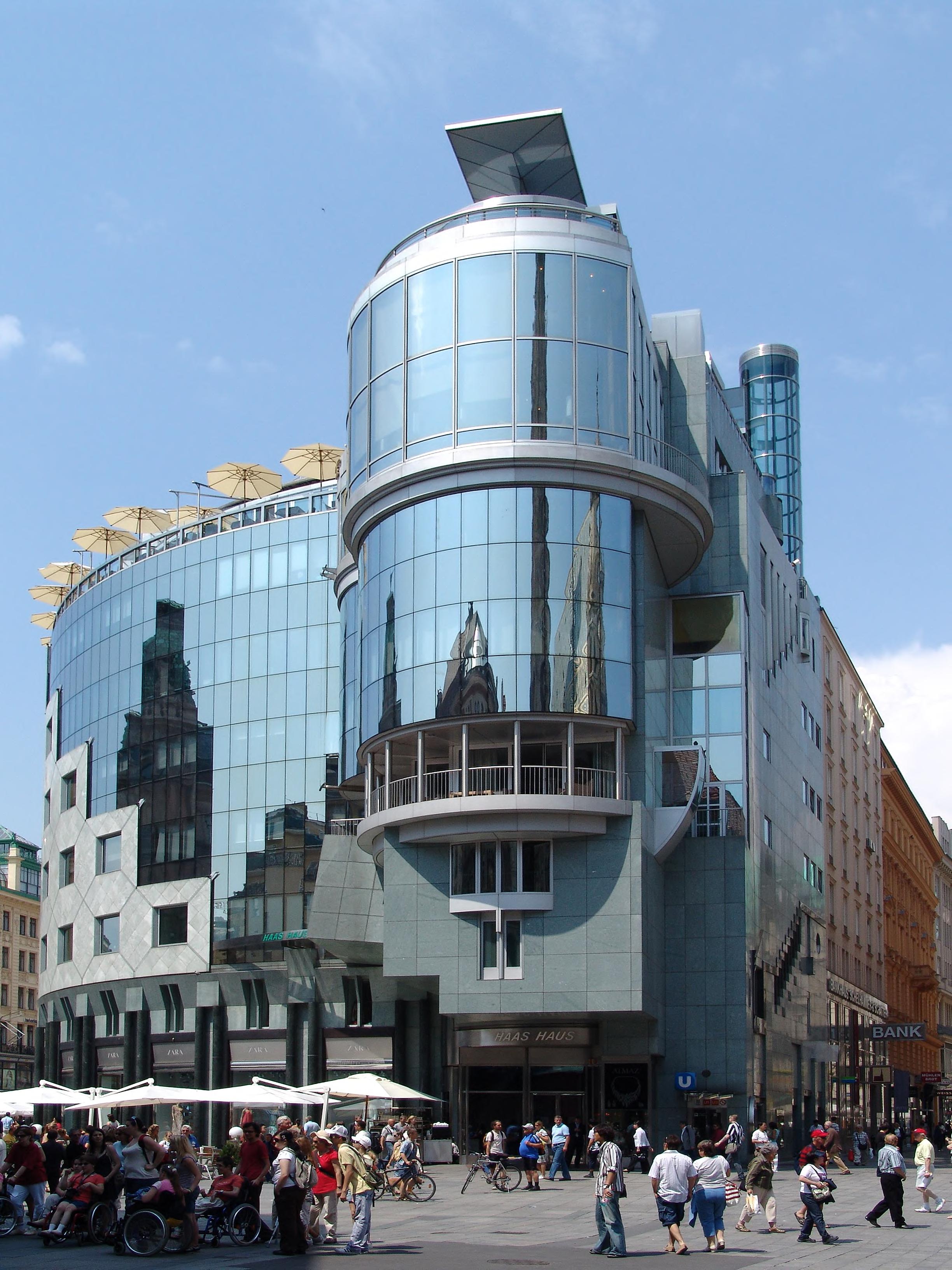 Art Images For College Teaching Haas Haus Exterior View From