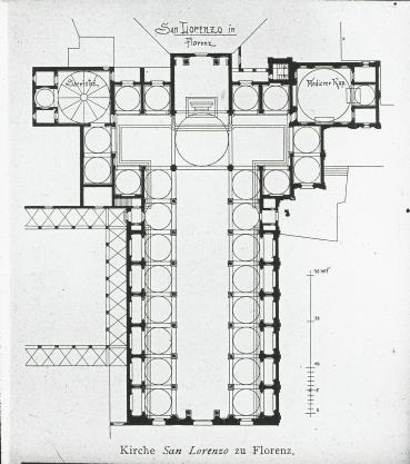 Brunelleschi San Lorenzo Plan