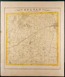 Map of Sylvan Township. Two south. Range three east [plat]