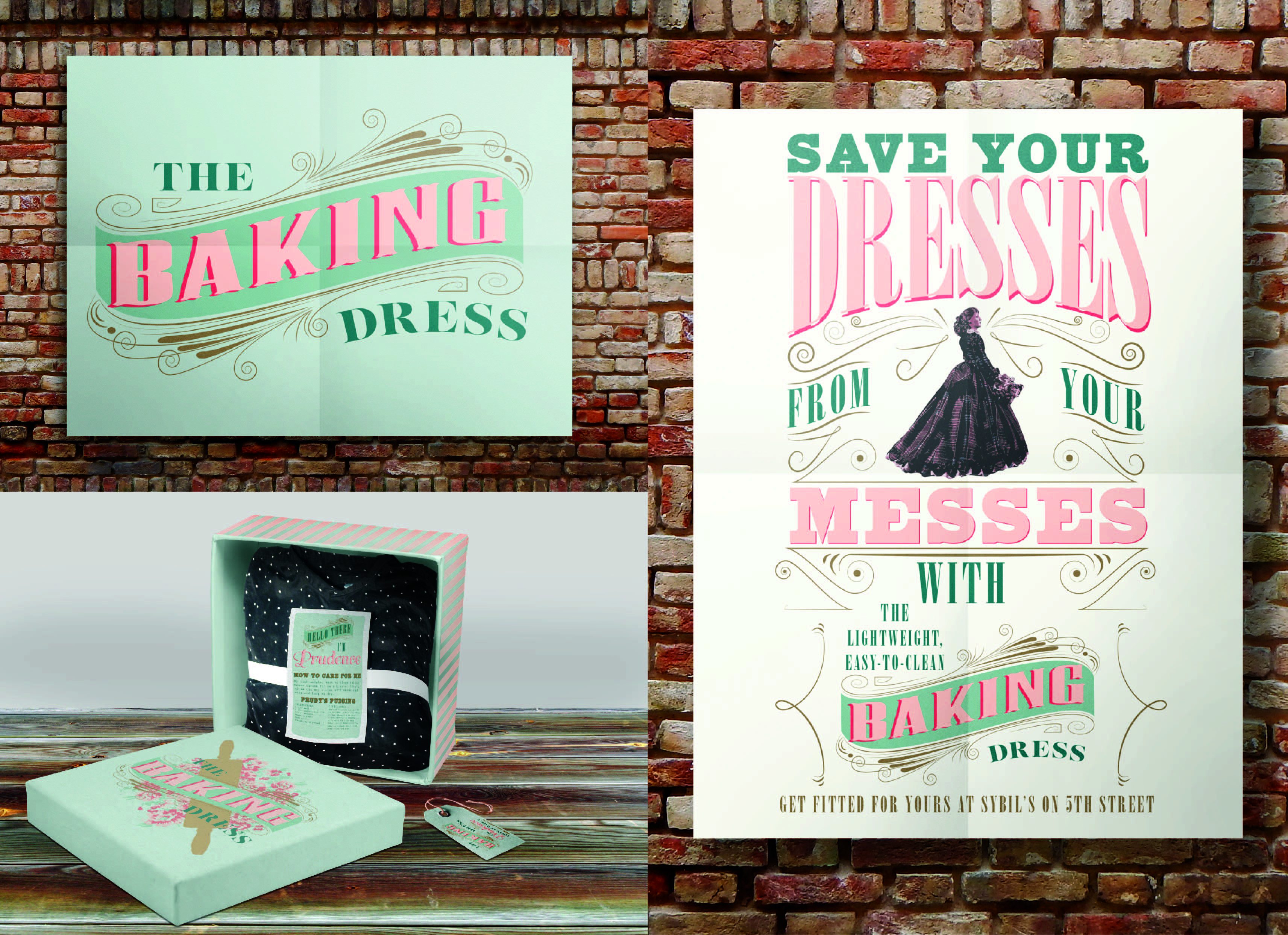 Figure 4:The Baking Dress, designed to align with fashion standards in 1860’s America but still allow women to enjoy baking as a hobby and not damage their everyday wear. Designed by Tina Zenzola. Figure 4:The Baking Dress, designed to align with fashion standards in 1860’s America but still allow women to enjoy baking as a hobby and not damage their everyday wear. Designed by Tina Zenzola.