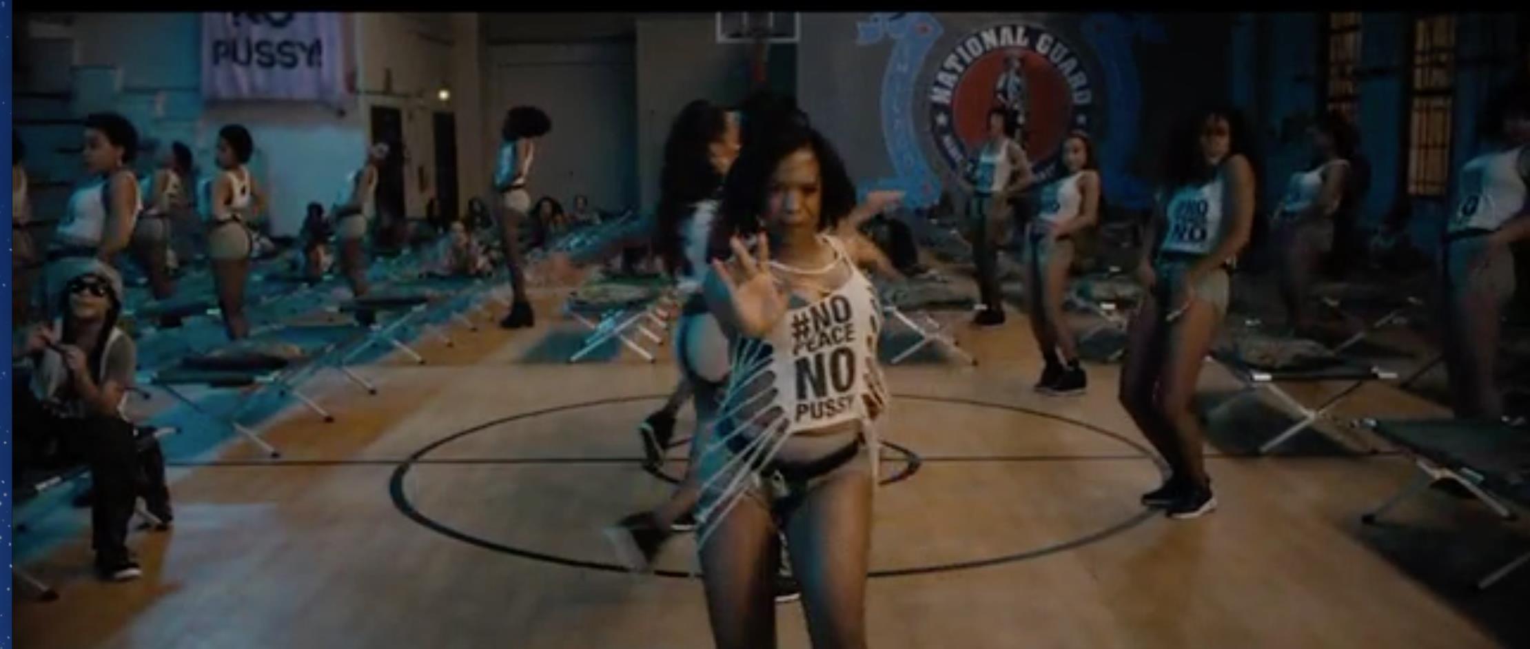 Figure 5: The female chorus inside of the armory in Chi-Raq