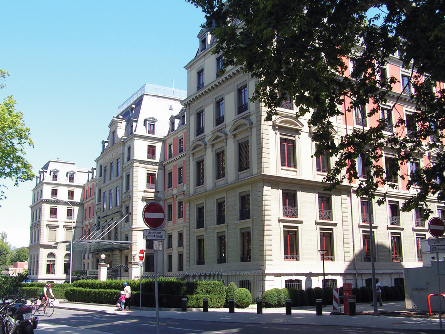 Figure 1.: Palais Wilson, named after American President Woodrow Wilson, is the headquarters of the Office of the United Nations High Commissioner on Human Rights. Every year hundreds of conferences, including the Convention on the Rights of the Child, take place in this building. Figure 1.: Palais Wilson, named after American President Woodrow Wilson, is the headquarters of the Office of the United Nations High Commissioner on Human Rights. Every year hundreds of conferences, including the Convention on the Rights of the Child, take place in this building.