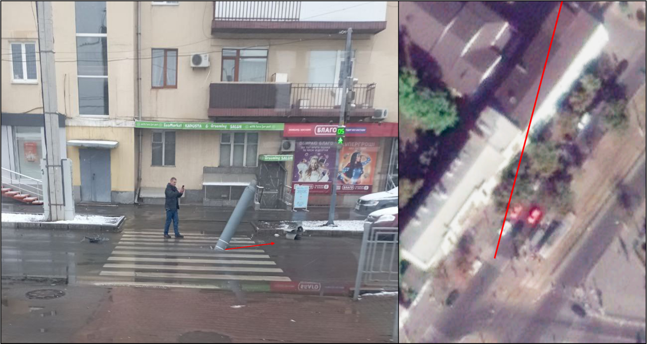 Image from Bellingcat’s investigation Invasion of Ukraine: Tracking use of Cluster Munitions in Civilian Areas. Image from Bellingcat’s investigation Invasion of Ukraine: Tracking use of Cluster Munitions in Civilian Areas.