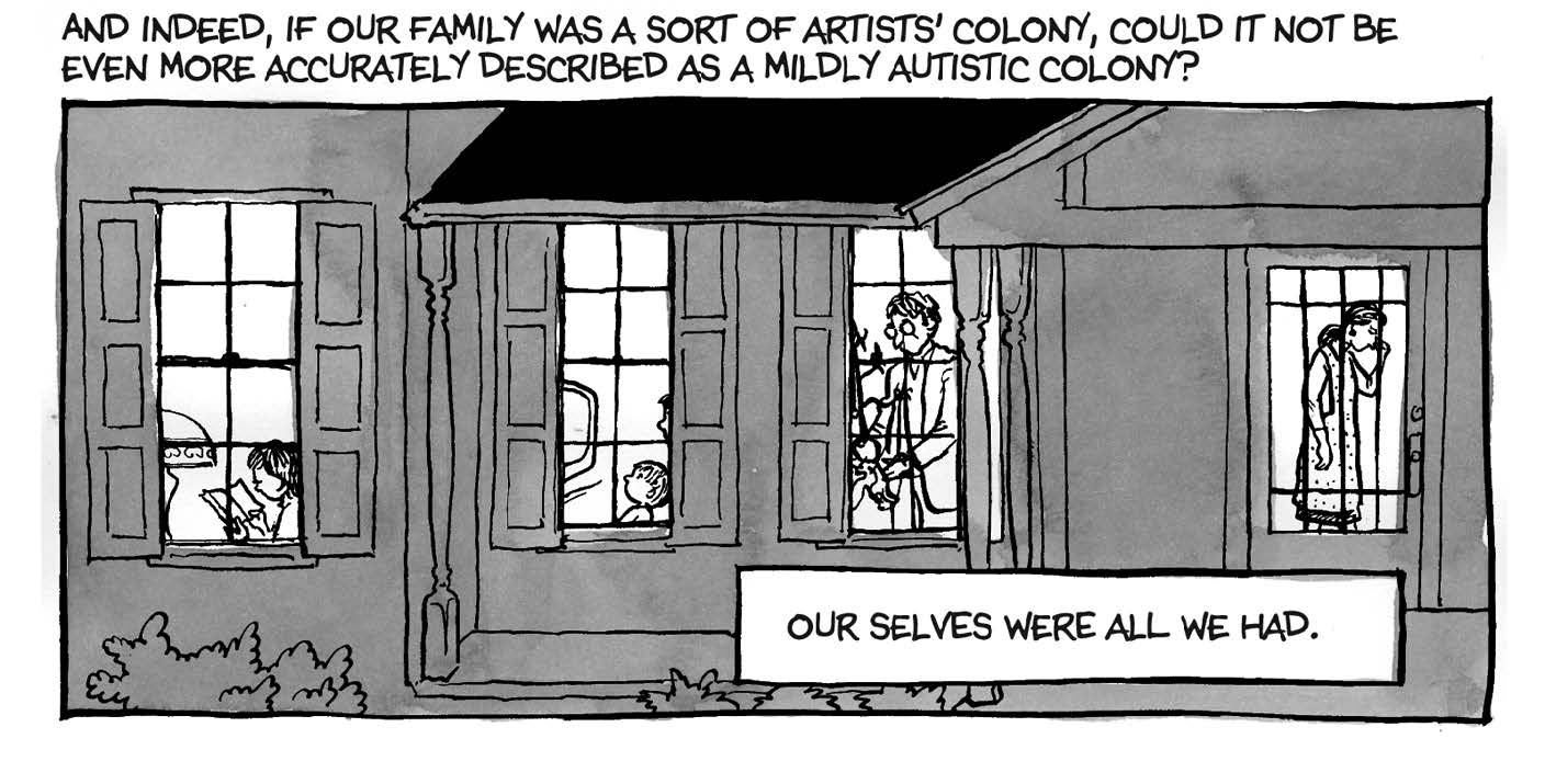Figure 1.: Excerpted from FUN HOME: A Family Tragicomic by Alison Bechdel (top: p. 134 bottom; bottom: p. 139 bottom). Copyright © 2006 by Alison Bechdel. Reprinted by permission of Houghton Mifflin Harcourt Publishing Company. All rights reserved. Figure 1.: Excerpted from FUN HOME: A Family Tragicomic by Alison Bechdel (top: p. 134 bottom; bottom: p. 139 bottom). Copyright © 2006 by Alison Bechdel. Reprinted by permission of Houghton Mifflin Harcourt Publishing Company. All rights reserved.