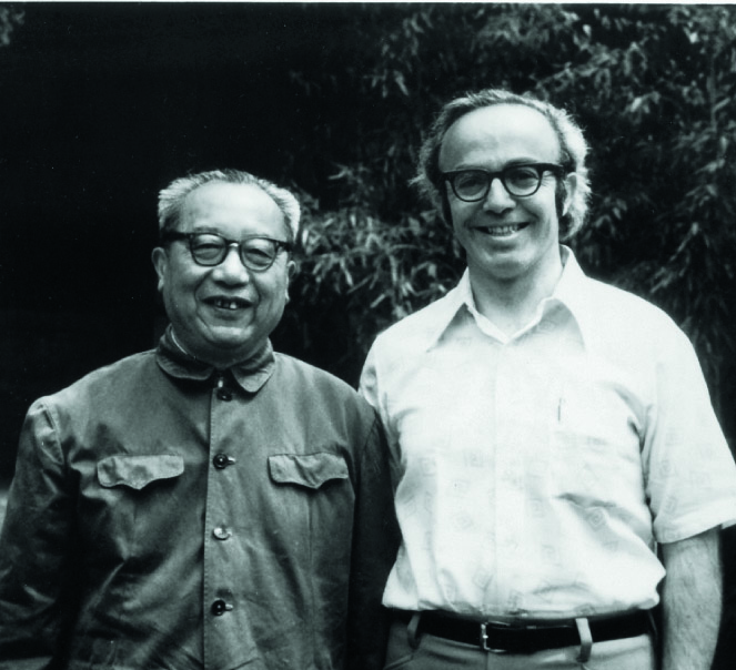 Professor Albert Feuerwerker with Fei Xiaotong, a pioneering sociologist, anthropologist, and social activist in China. Professor Albert Feuerwerker with Fei Xiaotong, a pioneering sociologist, anthropologist, and social activist in China.