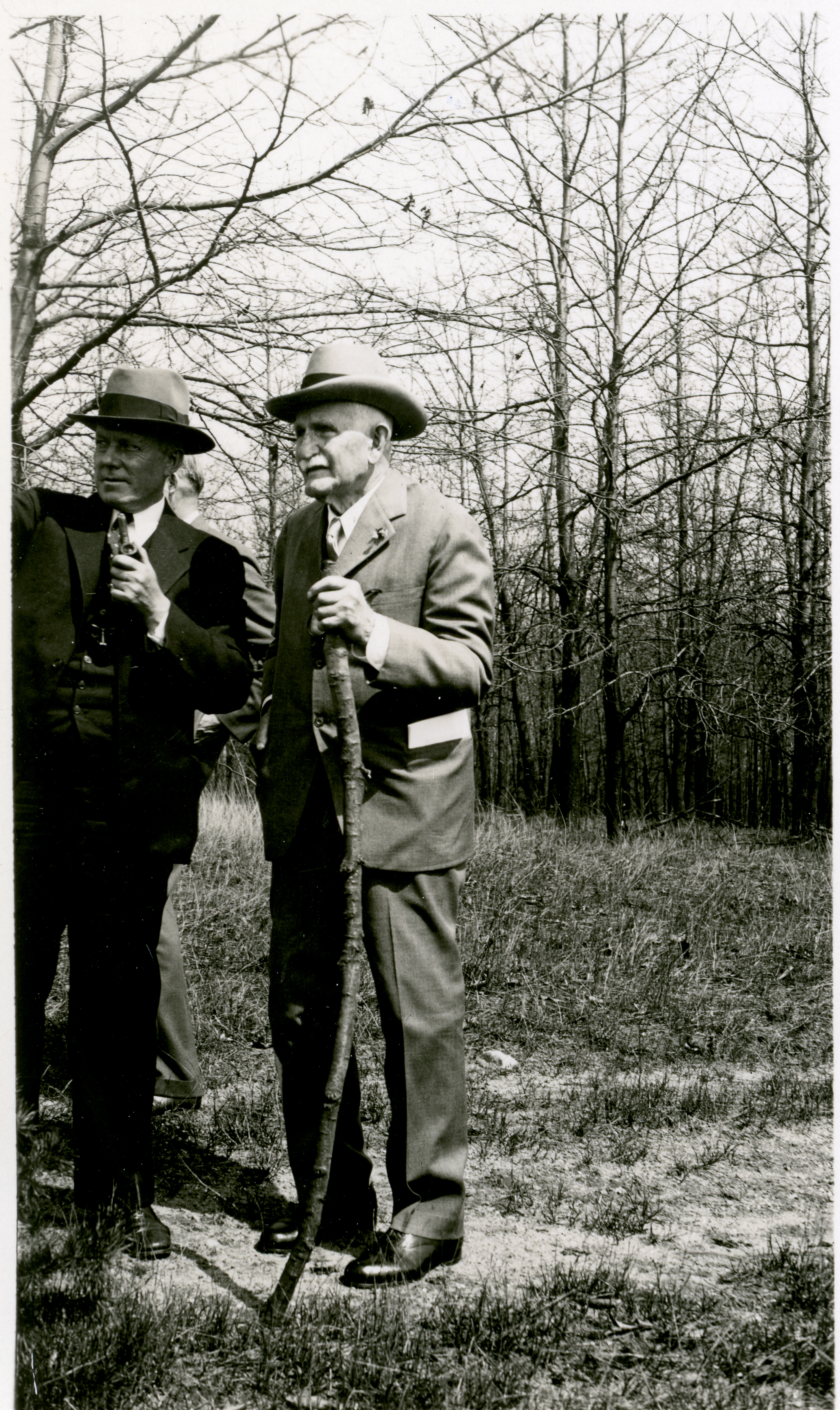 Steere (right) with L. J. Young. Alumni Association Records, Bentley Historical Library, University of Michigan. Steere (right) with L. J. Young. Alumni Association Records, Bentley Historical Library, University of Michigan.