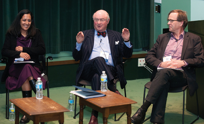 Rachel Cleetus, Union of Concerned Scientists; Charles Eisendrath, Director of the Knight-Wallace Fellows Program; Paul Edwards, University of Michigan Rachel Cleetus, Union of Concerned Scientists; Charles Eisendrath, Director of the Knight-Wallace Fellows Program; Paul Edwards, University of Michigan