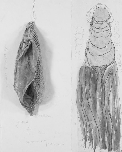 Louise Bourgeois, La Maladie de L’amour (#2), 2008. Etching, watercolor, pencil, fabric and wire on paper 60 × 47 1/2"; 152.4 × 120.7 cm.: Photo: Ben Shiff, © Louise Bourgeois Trust Louise Bourgeois, La Maladie de L’amour (#2), 2008. Etching, watercolor, pencil, fabric and wire on paper 60 × 47 1/2"; 152.4 × 120.7 cm.: Photo: Ben Shiff, © Louise Bourgeois Trust