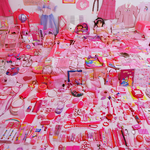 Seo Woo and Her Pink Things, from The Pink and Blue Project (2005-8)