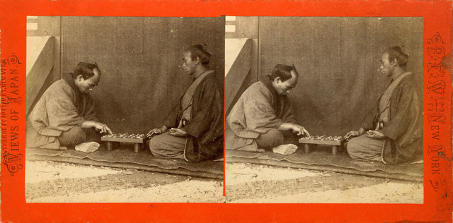 Fig .9: Attributed to John Gulick, ‘Playing Chess,’ albumen-print stereoview published by the P.F. Weil studio in c.1870 and reproduced from an earlier 1862-63 negative or print. Author’s Collection. Fig .9: Attributed to John Gulick, ‘Playing Chess,’ albumen-print stereoview published by the P.F. Weil studio in c.1870 and reproduced from an earlier 1862-63 negative or print. Author’s Collection.