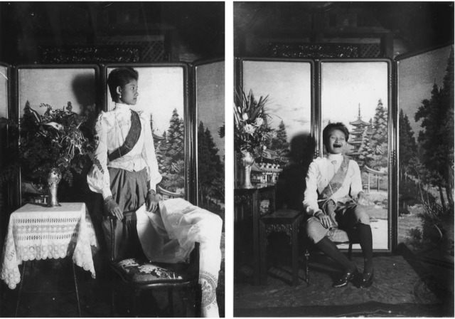 Figures 20 & 21. Erb’s experiments in shooting portraits; this series features her sister, Uen. (N.d.). 