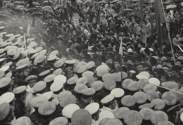 Fig. 5. The United States–Japan Security Treaty Protest, May 20 (1960), by Hiroshi Hamaya, gelatin silver print, © Keisuke Katano, The J. Paul Getty Museum, Los Angeles. Fig. 5. The United States–Japan Security Treaty Protest, May 20 (1960), by Hiroshi Hamaya, gelatin silver print, © Keisuke Katano, The J. Paul Getty Museum, Los Angeles.