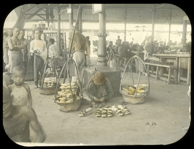 Fig. 7. Clog seller, early 1900s, from the Percy Hill Collection. (All rights reserved, Margaret Ryan and National Library Board, Singapore 2009) Fig. 7. Clog seller, early 1900s, from the Percy Hill Collection. (All rights reserved, Margaret Ryan and National Library Board, Singapore 2009)