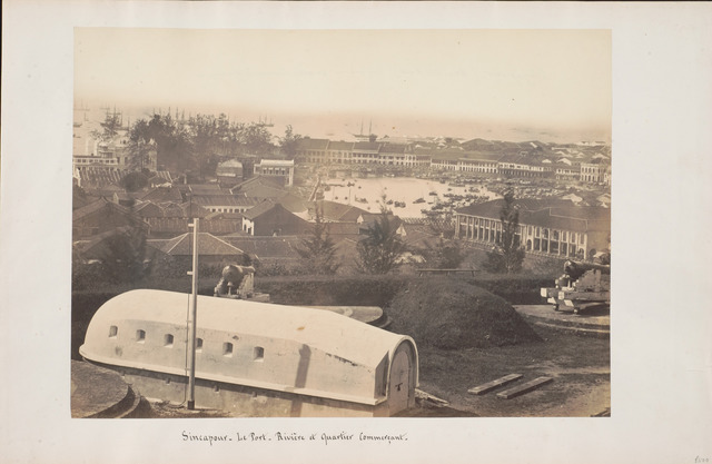 Fig. 12. View of Boat Quay from Fort Canning, 1860s, by Sachtler & Co. (Courtesy of National Museum of Singapore, National Heritage Board) Fig. 12. View of Boat Quay from Fort Canning, 1860s, by Sachtler & Co. (Courtesy of National Museum of Singapore, National Heritage Board)