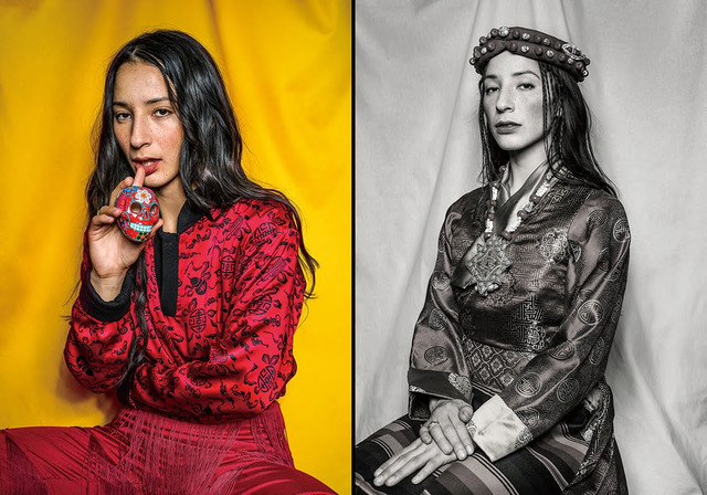 Fig. 1. Nyema Droma, Double Portrait of Kesang Ball, London, 2018, 81 X 59 cm each, © Nyema Droma/Pitt Rivers Museum, University of Oxford. Fig. 1. Nyema Droma, Double Portrait of Kesang Ball, London, 2018, 81 X 59 cm each, © Nyema Droma/Pitt Rivers Museum, University of Oxford.
