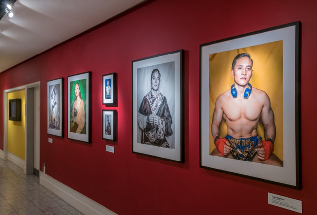 Fig. 7. Portraits by Nyema Droma displayed in the Long Gallery of the Pitt Rivers Museum, with TV monitor showing video of her interviews with individuals she photographed, 2018. Photograph: Ian Cartwright, © Pitt Rivers Museum, University of Oxford. Fig. 7. Portraits by Nyema Droma displayed in the Long Gallery of the Pitt Rivers Museum, with TV monitor showing video of her interviews with individuals she photographed, 2018. Photograph: Ian Cartwright, © Pitt Rivers Museum, University of Oxford.