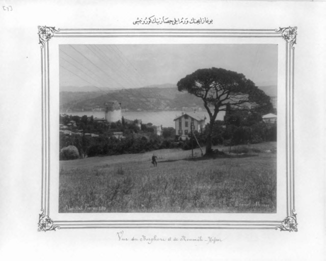 Fig. 1. View of the Bosphorus and the Rumeli Hisarı (fortress), albumen print c.1880-1893, LOT 9517, no. 7, Library of Congress, Prints and Photographs Division, Washington, D.C. Fig. 1. View of the Bosphorus and the Rumeli Hisarı (fortress), albumen print c.1880-1893, LOT 9517, no. 7, Library of Congress, Prints and Photographs Division, Washington, D.C.