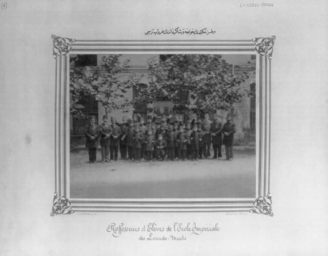Fig. 9. Abdullah Frères, Group photograph of the students and the teachers of the school for the deaf, Albumen print c.1880-1893, LOT 9544, no. 8, Library of Congress, Prints and Photographs Division, Washington, D.C. Fig. 9. Abdullah Frères, Group photograph of the students and the teachers of the school for the deaf, Albumen print c.1880-1893, LOT 9544, no. 8, Library of Congress, Prints and Photographs Division, Washington, D.C.