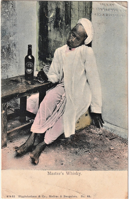 Fig. 31. Master’s Whiskey, published by Higginbotham & Co., Madras and Bangalore. From the private collection of Dr Stephen P. Hughes.