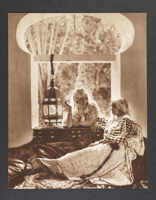 Photographer unknown, Untitled (Woman posed in ‘harem’ by window), 1890s, 250 x 199 mm, from the Ken and Jenny Jacobson Orientalist Photography Collection, The Getty Research Institute Special Collections. Photographer unknown, Untitled (Woman posed in ‘harem’ by window), 1890s, 250 x 199 mm, from the Ken and Jenny Jacobson Orientalist Photography Collection, The Getty Research Institute Special Collections.