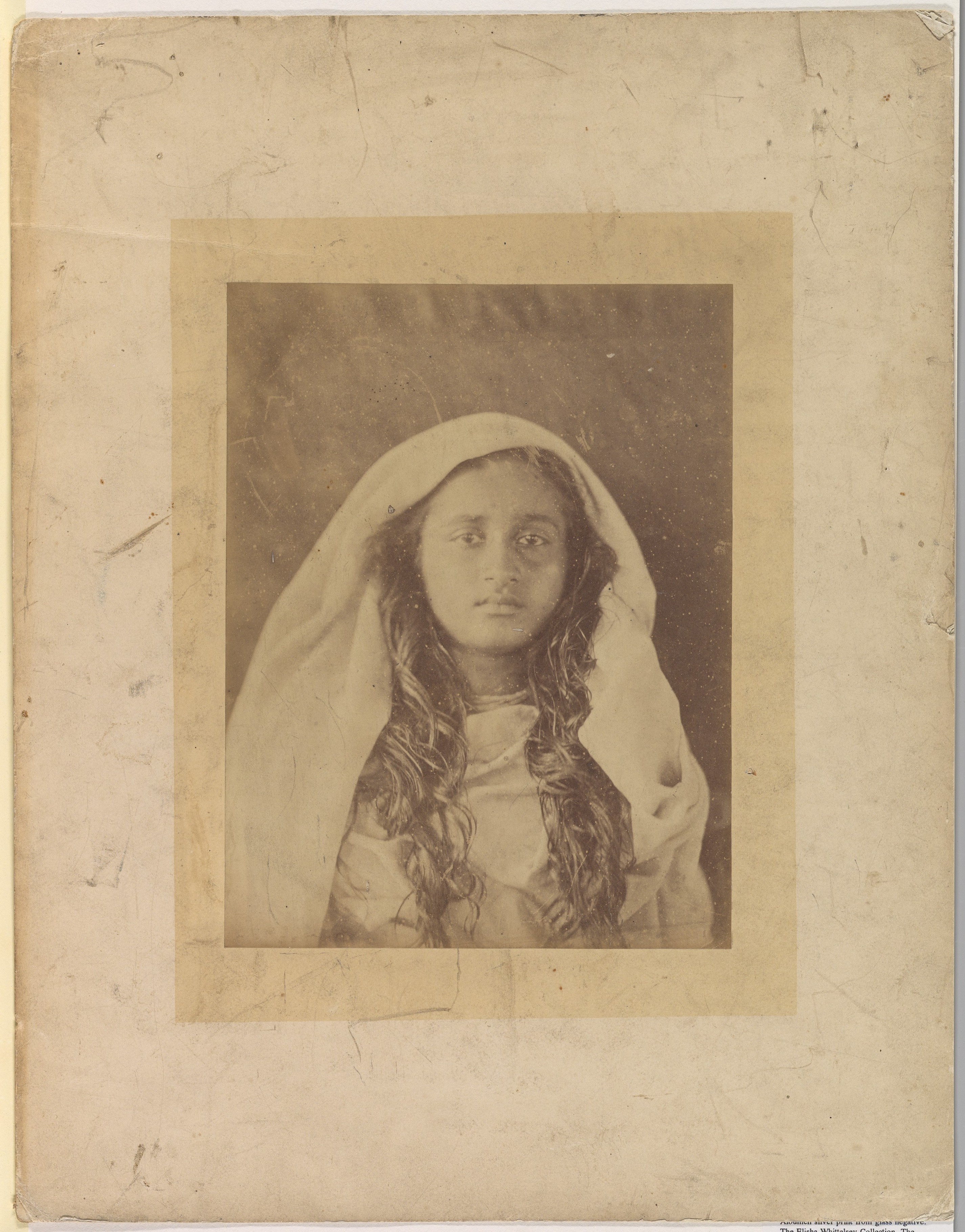 Figure 4: Julia Margaret Cameron, Ceylonese Woman, 1875-1879. The Metropolitan Museum of Art (69.607.3).