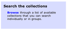 browse collections link